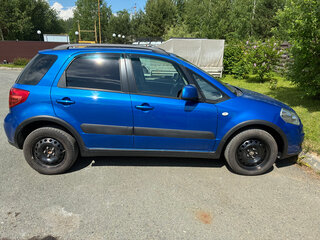 2013 Suzuki SX4 I (Classic) Рестайлинг, синий, 630000 рублей, вид 4