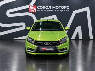 2016 Lada (ВАЗ) Vesta I, зелёный, 779900 рублей, вид 3