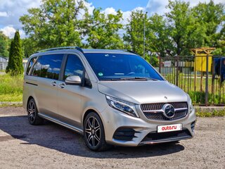 2019 Mercedes-Benz V-Класс Long 300 d длинный III (W447) Рестайлинг, серебристый, 5800000 рублей, вид 3