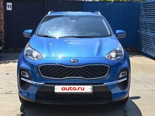 2021 Kia Sportage IV Рестайлинг, синий, 2870000 рублей, вид 2
