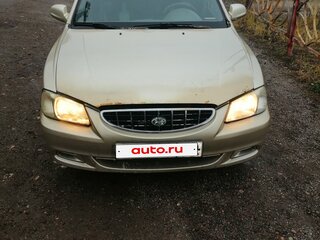 2001 Hyundai Accent II, золотистый, 170000 рублей, вид 2