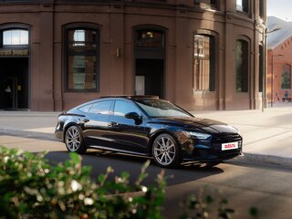 2021 Audi A7 45 TFSI II (4K), синий, 4900000 рублей, вид 1