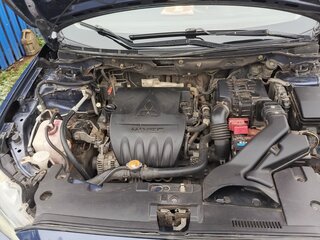 2007 Mitsubishi Lancer X, синий, 405000 рублей, вид 2