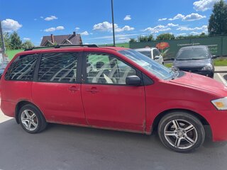 2001 Mazda MPV II (LW), красный, 295000 рублей, вид 3