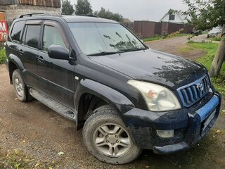 2005 Toyota Land Cruiser Prado 5-speed 120 Series, чёрный, 1900000 рублей, вид 1