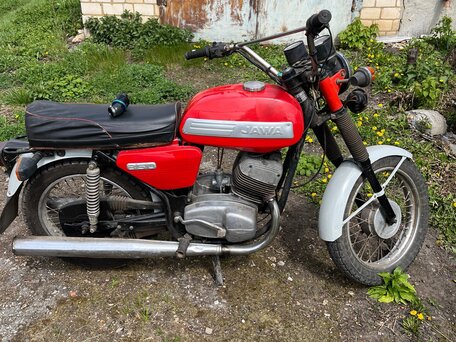 1991 Jawa 350/634, красный, 85000 рублей, вид 2