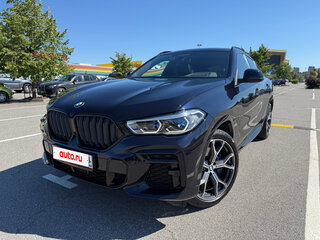 2021 BMW X6 40i III (G06), синий, 9100000 рублей, вид 1