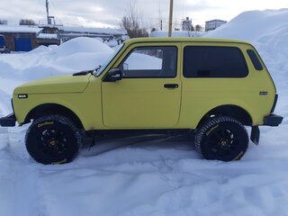 2010 Lada (ВАЗ) 2121 (4x4) I Рестайлинг, жёлтый, 450000 рублей, вид 4