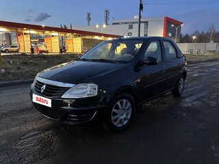 2012 Renault Logan I Рестайлинг, чёрный, 320000 рублей, вид 1