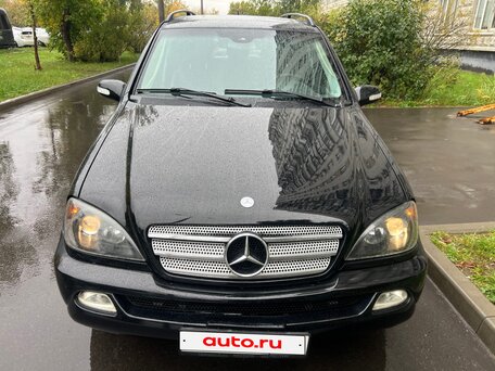 2003 Mercedes-Benz M-Класс 350 I (W163) Рестайлинг, чёрный, 985000 рублей, вид 2