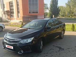 2016 Toyota Camry US Market VII (XV50) Рестайлинг, чёрный, 1900000 рублей, вид 1