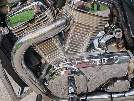 1995 Suzuki Intruder VS 400, чёрный, 300000 рублей, вид 5