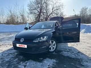 2013 Volkswagen Golf VII, чёрный, 920000 рублей, вид 3