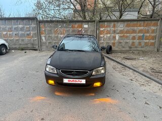 2008 Hyundai Accent ТагАЗ II, чёрный, 250000 рублей, вид 1