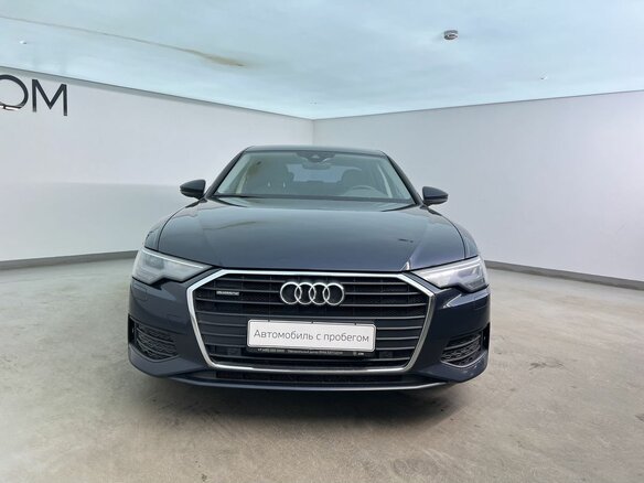 2019 Audi A6 45 TFSI V (C8), синий - вид 3
