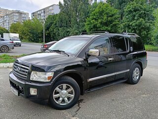 2006 Infiniti QX56 I, чёрный, 1195000 рублей, вид 2