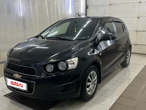 2012 Chevrolet Aveo II, чёрный - вид 1