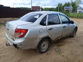2013 Lada (ВАЗ) Granta I, серебристый, 82000 рублей, вид 4