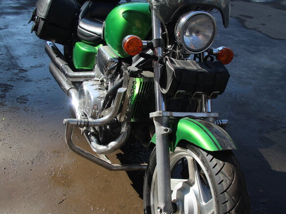 1993 Honda VF 750, зелёный, 500000 рублей - вид 12