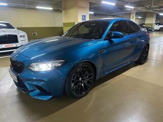 2020 BMW M2 Competition F87 Рестайлинг, синий, 8500000 рублей, вид 4