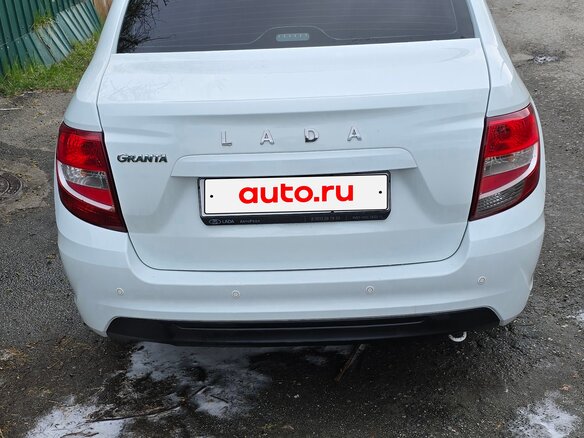 2019 Lada (ВАЗ) Granta I Рестайлинг, белый, 630000 рублей - вид 2