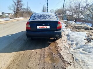 2006 Hyundai Accent ТагАЗ II, чёрный, 280000 рублей, вид 4