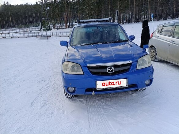 2001 Mazda Tribute I, синий, 750000 рублей