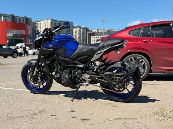 2017 Yamaha MT-09 (FZ-09), синий, 780000 рублей - вид 22