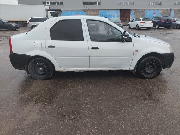2008 Renault Logan I, белый, 270000 рублей - вид 3