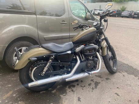 2008 Harley-Davidson Sportster 1200, зелёный, 750000 рублей, вид 2