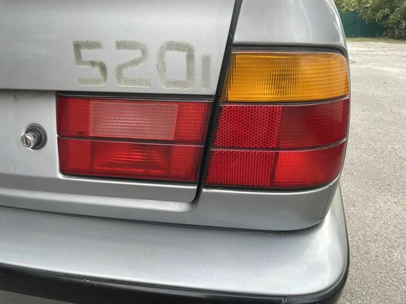 1991 BMW 5 серии 520i III (E34), синий - вид 7