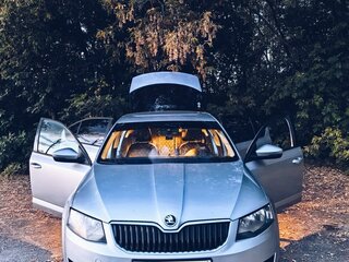 2014 Skoda Octavia III (A7), серебристый, 750000 рублей, вид 3