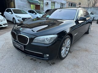 2008 BMW 7 серии Long 750Li V (F01/F02/F04), чёрный, 1687000 рублей, вид 1