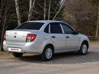 2017 Lada (ВАЗ) Granta I, серебристый, 350000 рублей, вид 5