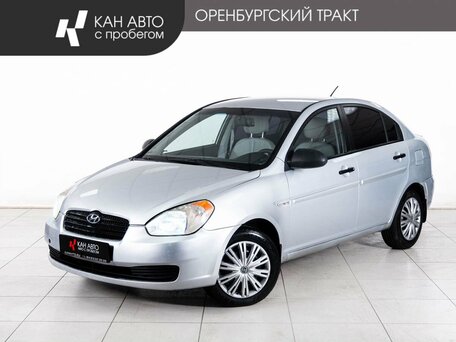 2008 Hyundai Verna II, серебристый, 294000 рублей, вид 1