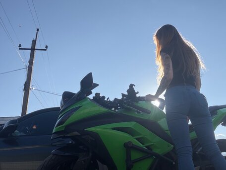 2013 Kawasaki Ninja 300, зелёный, 380000 рублей, вид 2
