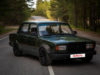 2009 Lada (ВАЗ) 2107, зелёный, 250000 рублей, вид 4