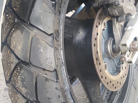 1999 Honda XL1000V Varadero, золотистый, 365000 рублей - вид 3