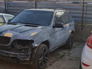 2005 BMW X5 4.4i I (E53) Рестайлинг, чёрный, 1300000 рублей, вид 2