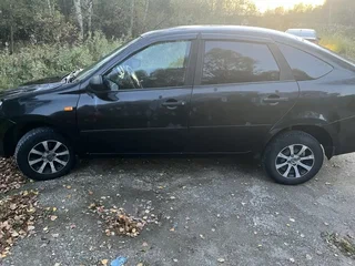 2014 Lada (ВАЗ) Granta I, чёрный, 238000 рублей, вид 4