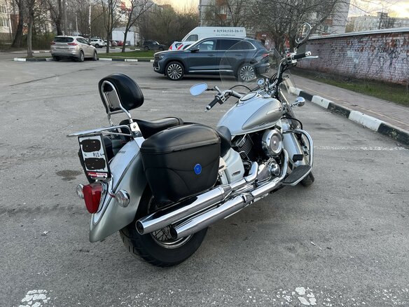 2009 Yamaha XVS1100, белый, 685000 рублей - вид 7