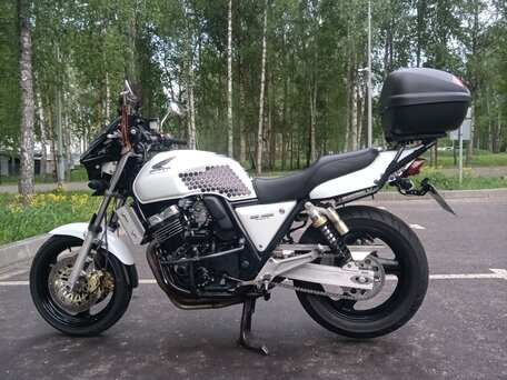 1996 Honda CB 400 Super Four, белый, 320000 рублей, вид 3