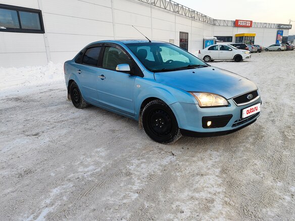 2007 Ford Focus II, голубой