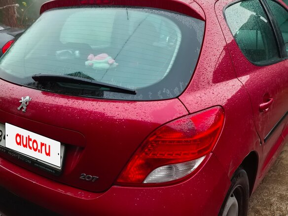 2009 Peugeot 207 I Рестайлинг, красный, 570000 рублей - вид 5