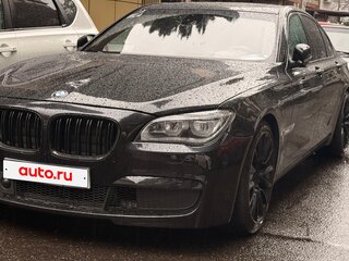 2008 BMW 7 серии 740i V (F01/F02/F04), чёрный, 1800000 рублей, вид 1