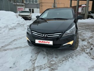 2014 Hyundai Solaris I Рестайлинг, чёрный, 780000 рублей, вид 1