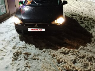 2008 Mitsubishi Lancer X, чёрный, 680000 рублей, вид 2