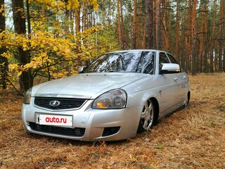 2014 Lada (ВАЗ) Priora I Рестайлинг, серебристый, 450000 рублей, вид 1