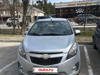 2011 Chevrolet Spark III, серебристый, 450000 рублей, вид 2