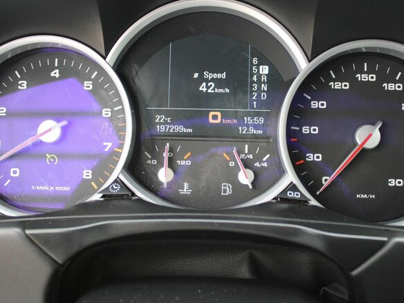 2008 Porsche Cayenne Turbo S I Рестайлинг (957), чёрный - вид 9